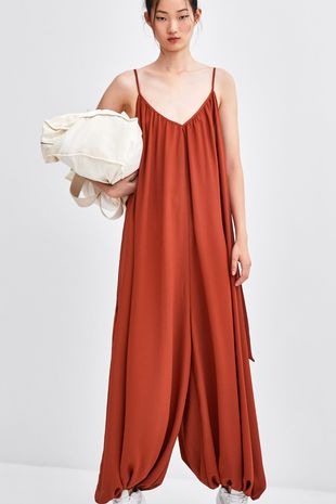 Zara flowy top jumpsuit
