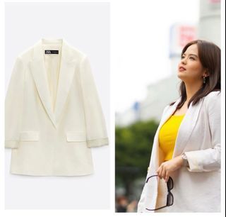 Zara linen best seller blazer 😍