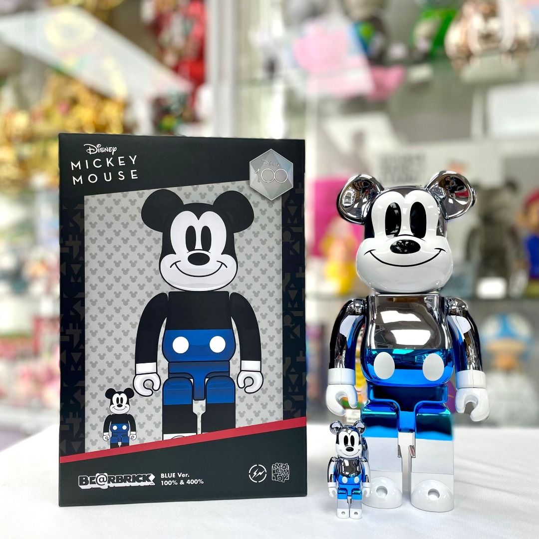 荔枝角門市現貨] 100% & 400% BE@RBRICK Fragmentdesign MICKEY MOUSE