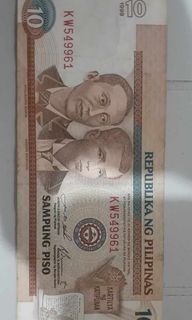10 peso philippine bill