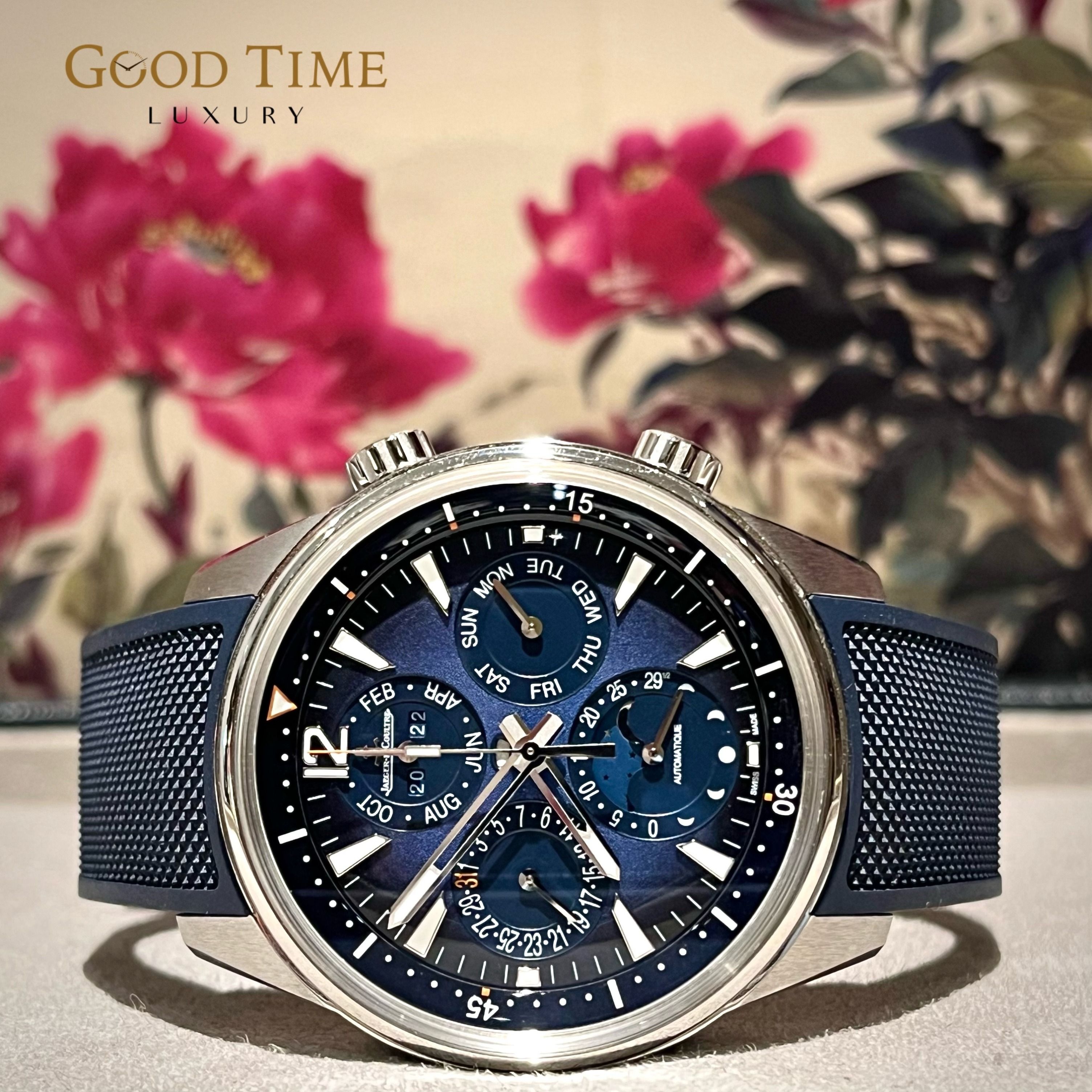 2022 OCT JLC Jaeger Lecoultre Polaris Perpetual Calendar 42mm Blue