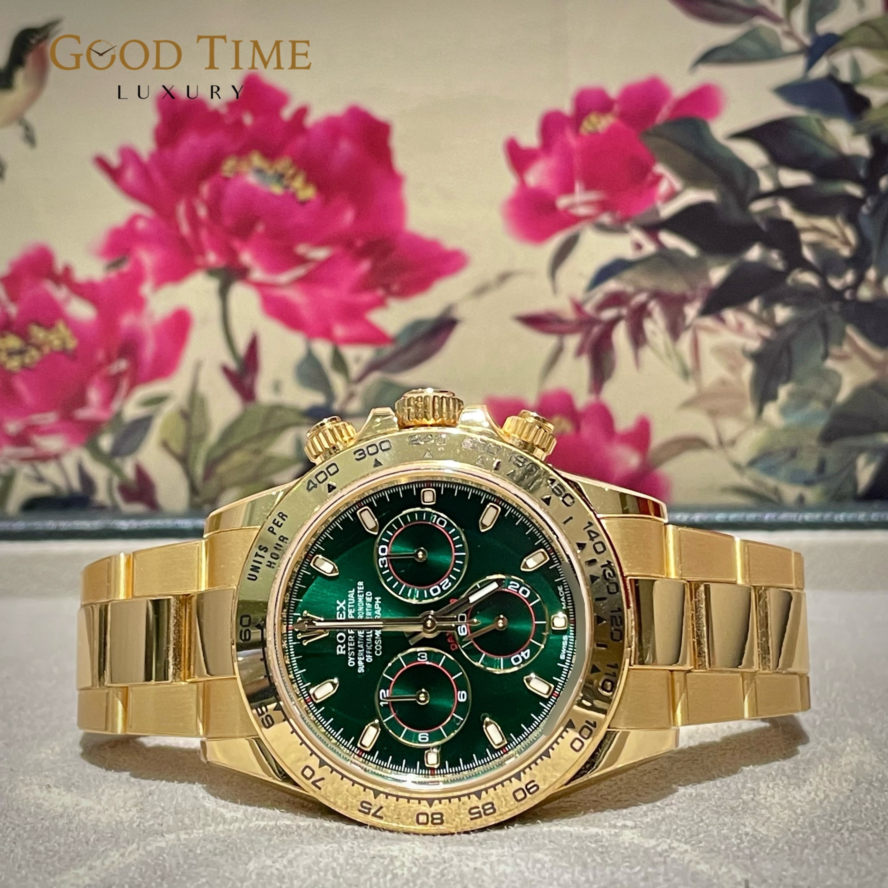 2022 NOV Unpolished Rolex John Mayer 116508 Daytona Discont Green
