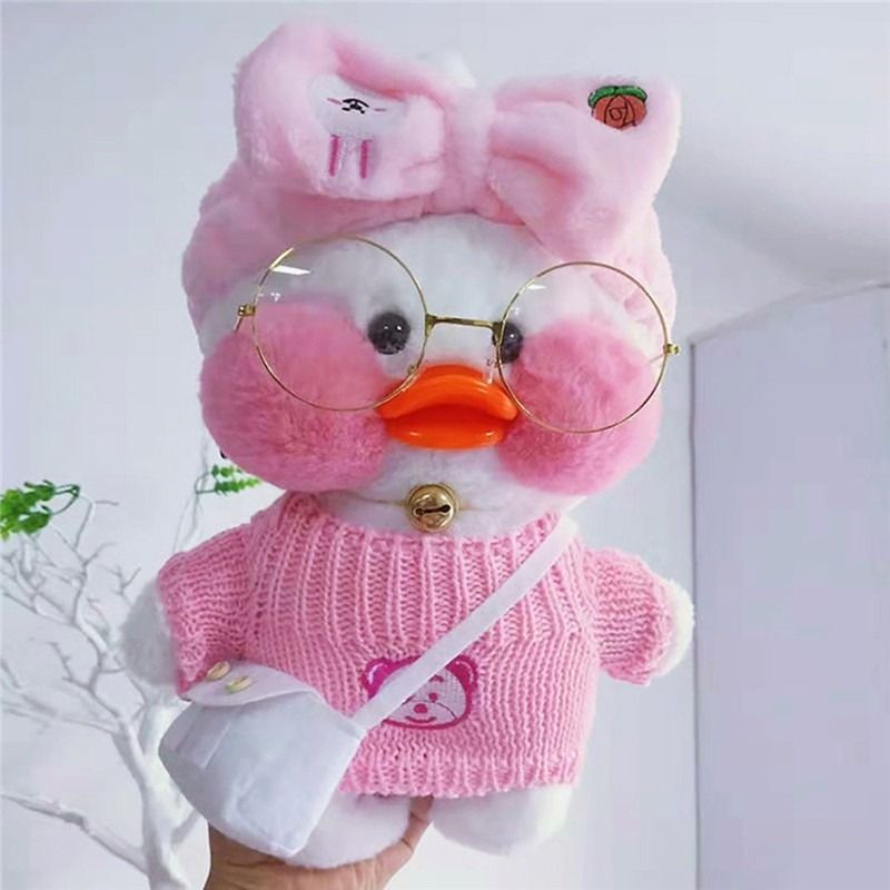 2024-30cm Plush Pato Lalafanfan Duck Soft Toy Kawaii Stuffed Paper