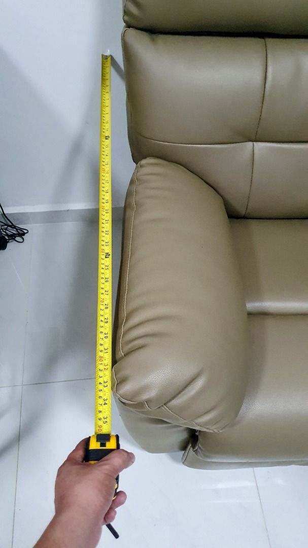 3Seater Recliner Sofa Detachable into 3 pieces Faux Leather