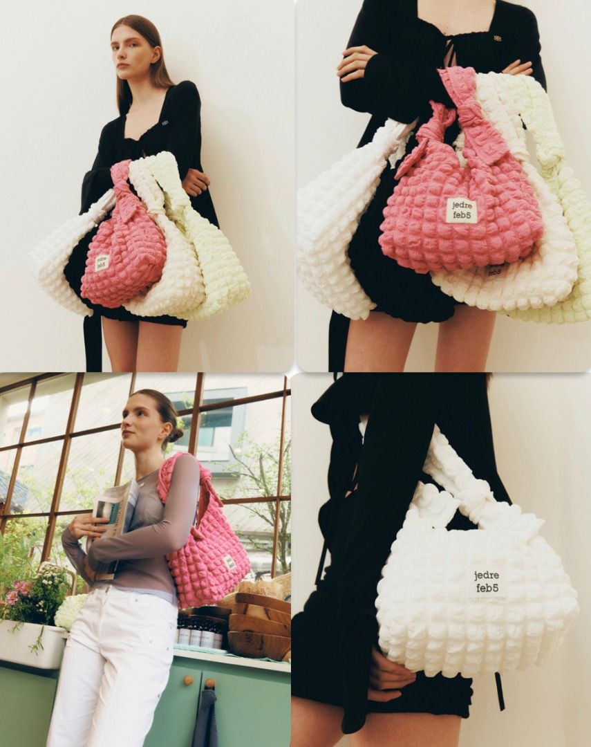 韓國手袋品牌jedrefeb5 croiffle mini bag 大熱雲朵袋泡泡袋單肩