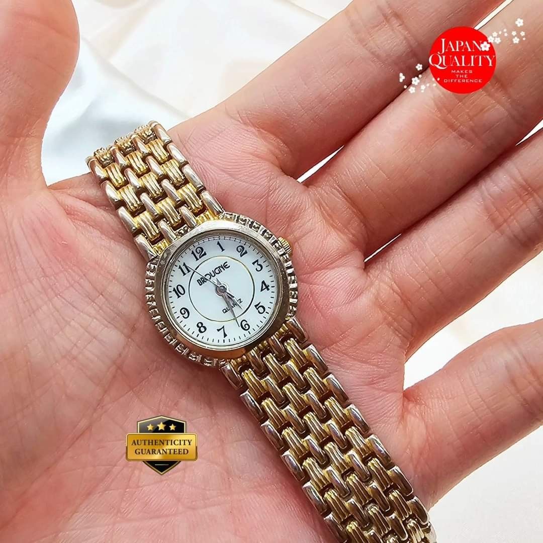 Authentic REGAL QUARTZ German Movement Gold Tone Women s Dress Watch from JAPAN Women s Fashion Watches Accessories Watches on Carousell