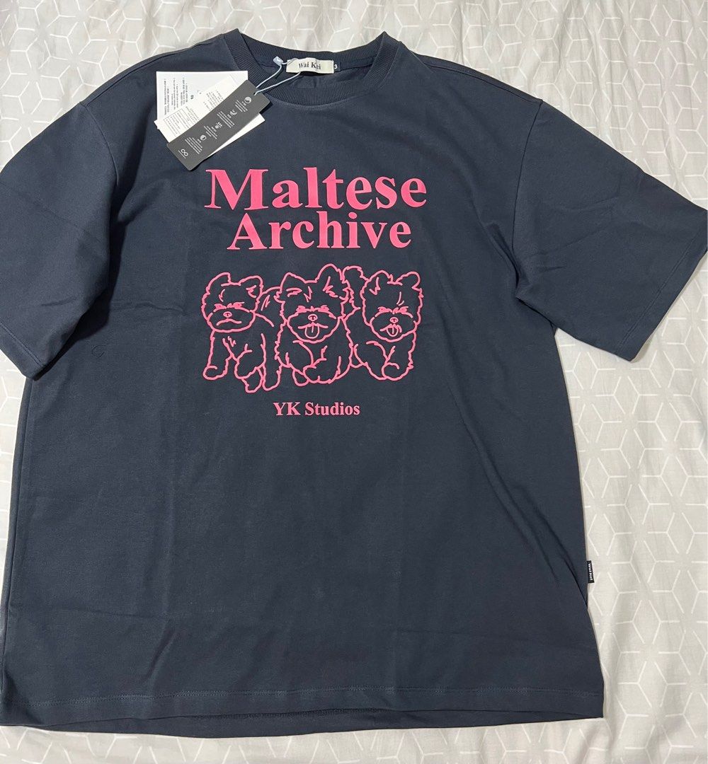 WAIKEI Maltese Archive Line Graphic T-Shirt