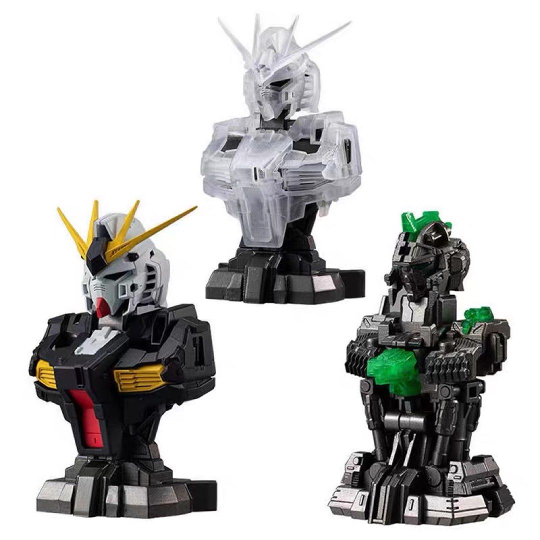 ✅ vGundam Nu - Mobile Suit MS Mechanical Bust 01 Bandai Gachapon Mobile Suit Gundam ( Mechanical Bust 1 ) (Category: Gundam Model Kits) located in Singapore. Submitted by gundamhobby (Listing ID 1247216777, Image 3). Description: Gundam vGundam - Mechanical Bust 01 (Set of 3) • 1. νGundam Armor (Color ver.) • 2. νGundam Armor (Mechanical Clear) • 3. Inner Frame (Luminous Unit included) ✅ Only for sale as a complete set (Gashapon capsules, no dupl