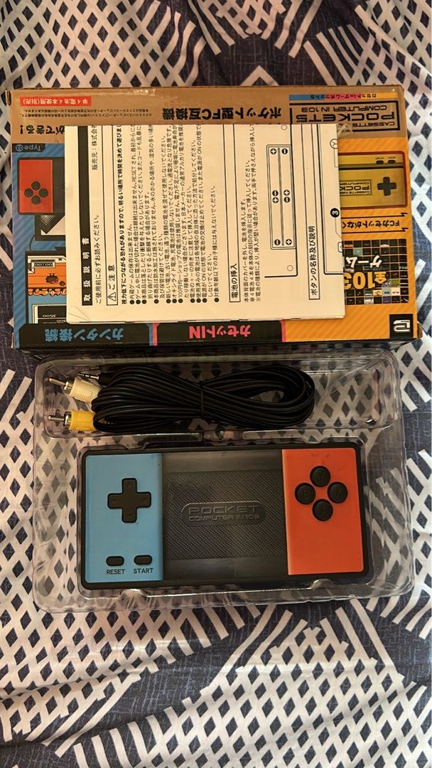日本進口 Namco 任天堂 cassette insert game pocket 7 内藏103種 經典遊戲機, 電子遊戲, 電子遊戲機