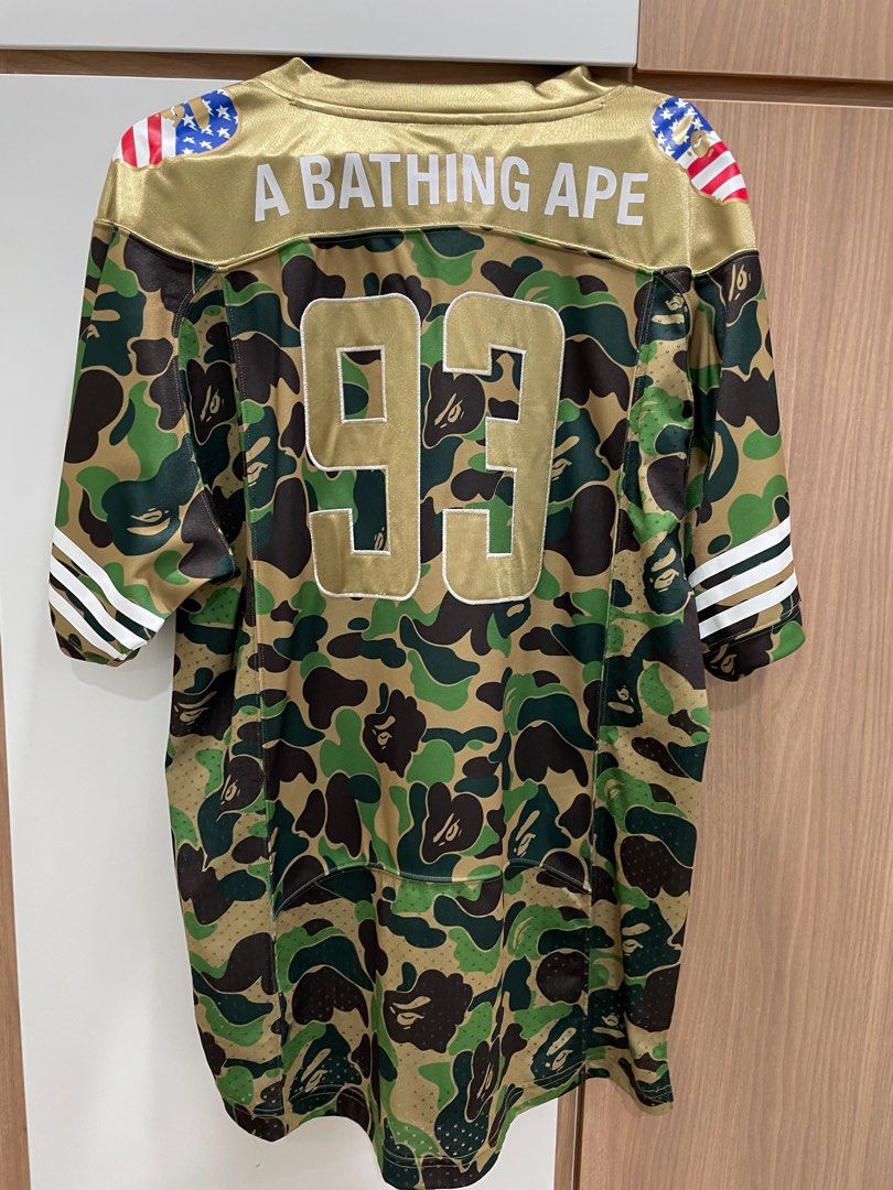 Bape x Adidas SB Jersey 'Green' DW9285 US S