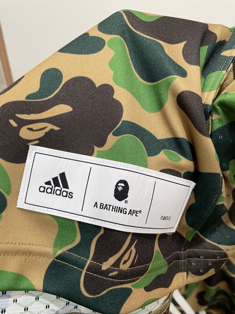 Bape x Adidas SB Jersey 'Green' DW9285 US S