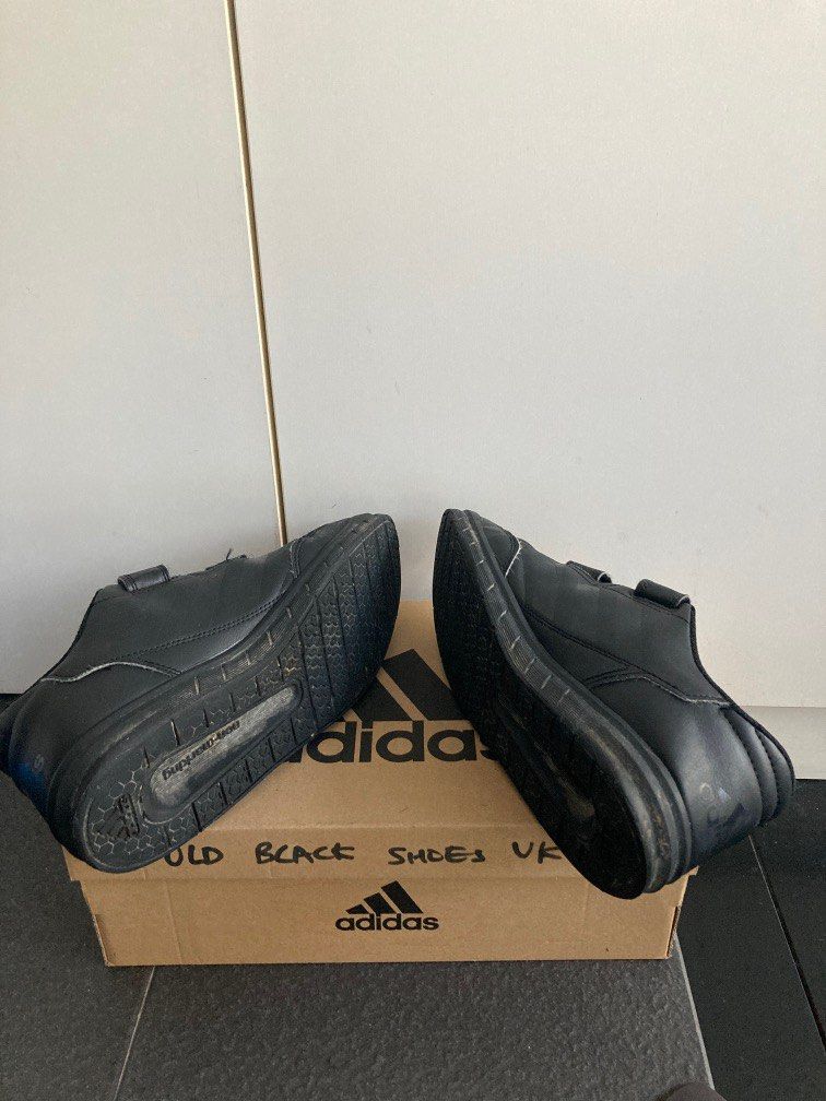 Adidas black shoes. US6.5 UK6