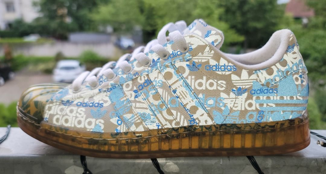 ADIDAS SUPERSTAR CLEAR CLR nmd pharell yeezy Carousell