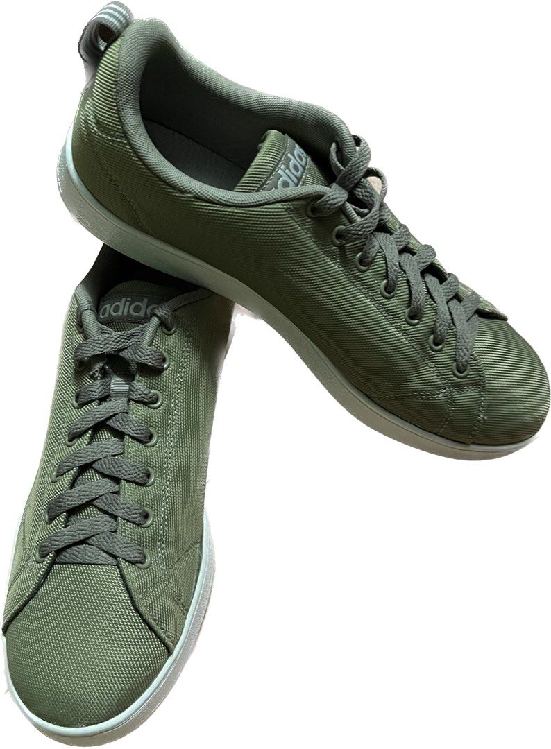 Adidas neo olive green shoes discount