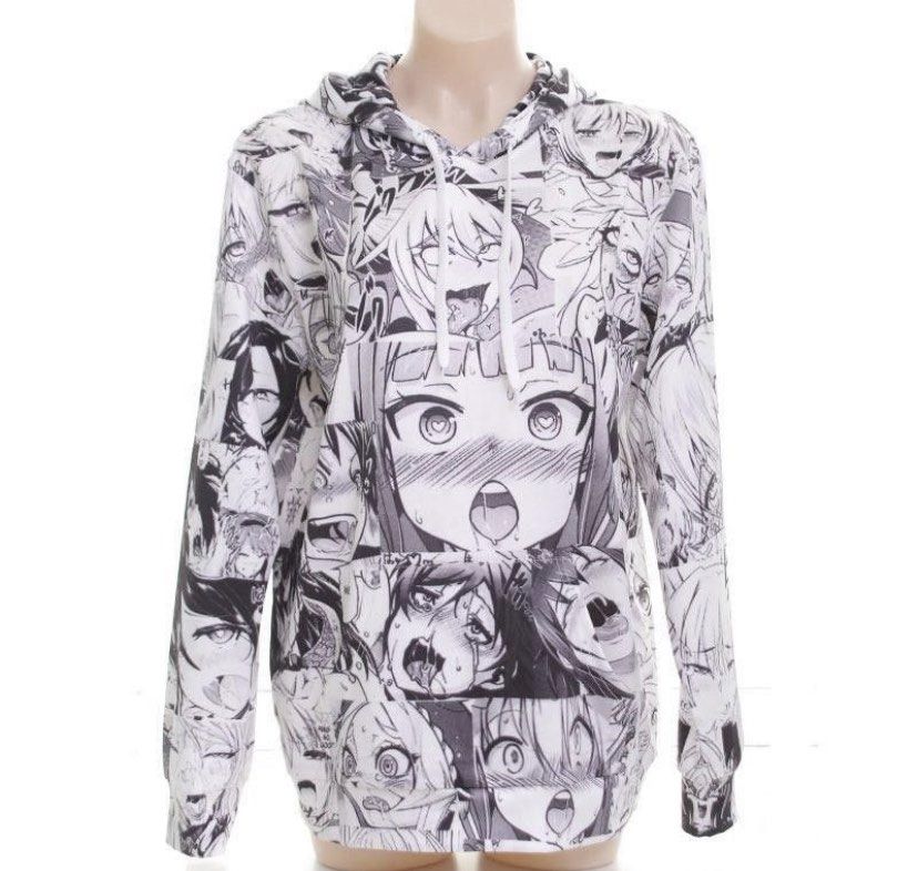 Ahegao zip new arrivals up hoodie
