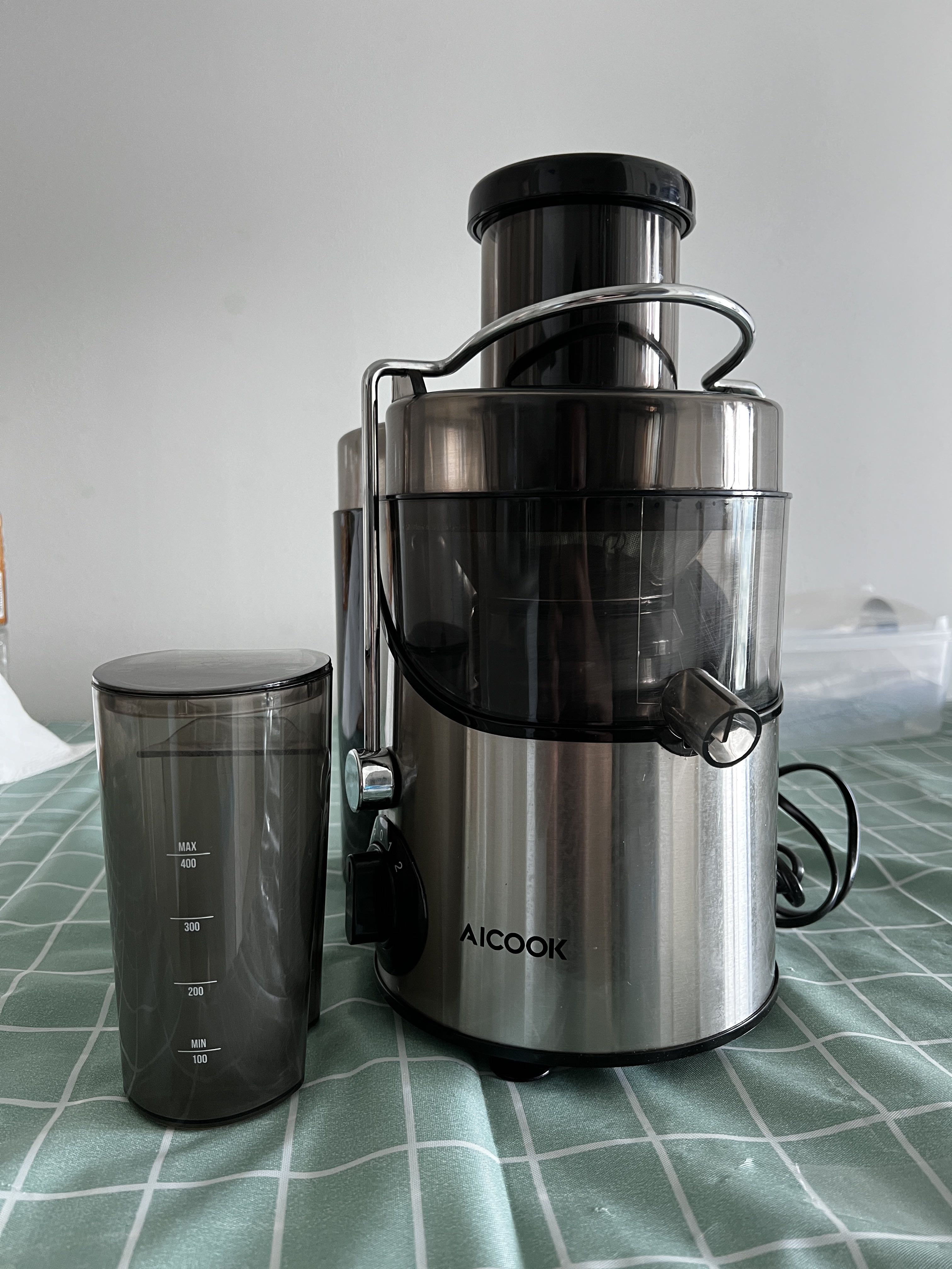 Aicook AMR526 Wide Mouth Stainlesssteel Juicer, TV & Home Appliances