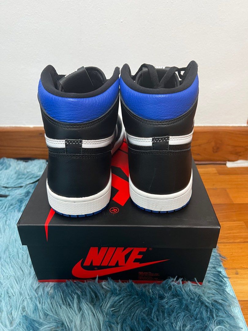 Air Jordan 1 High OG Royal Toe US10.5 Men s Fashion Footwear