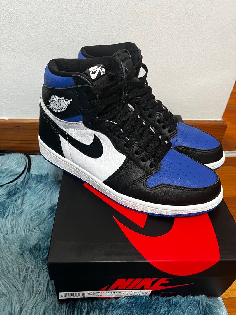Air Jordan 1 High OG Royal Toe US10.5 Men s Fashion Footwear