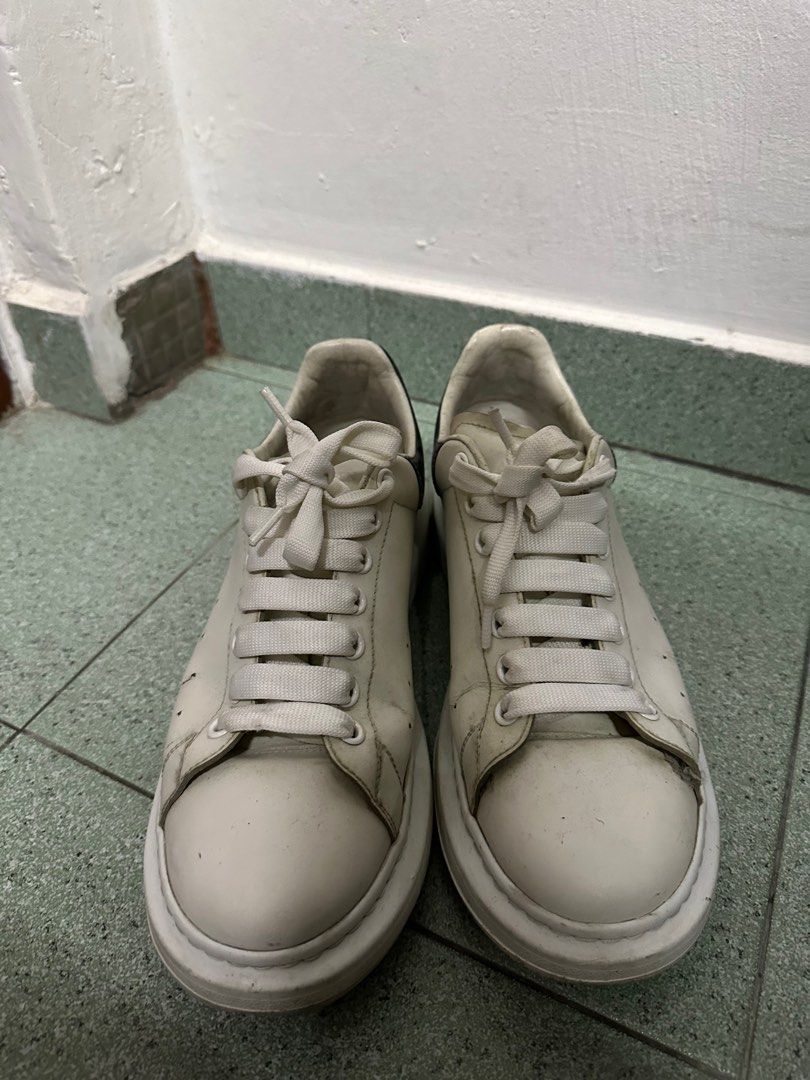 Alexander mcqueen high top oversized sneaker top