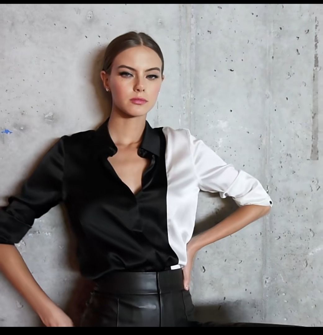 Alice olivia black white dress sale