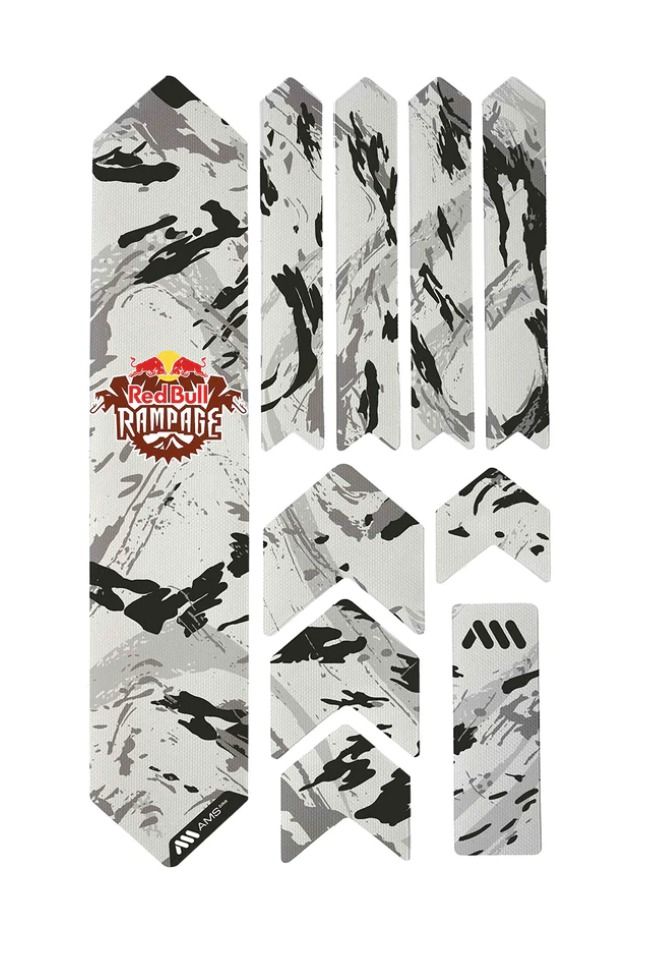 All Mountain Style AMS Frame Guard Extra (XL) Red Bull Rampage