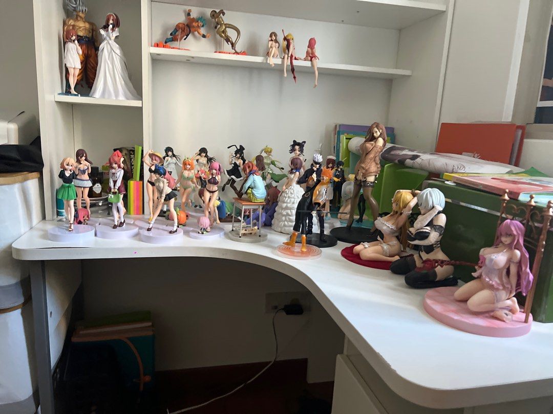 My entire anime figure collection. Been slowly collecting since high school  :) : r/AnimeFigures
