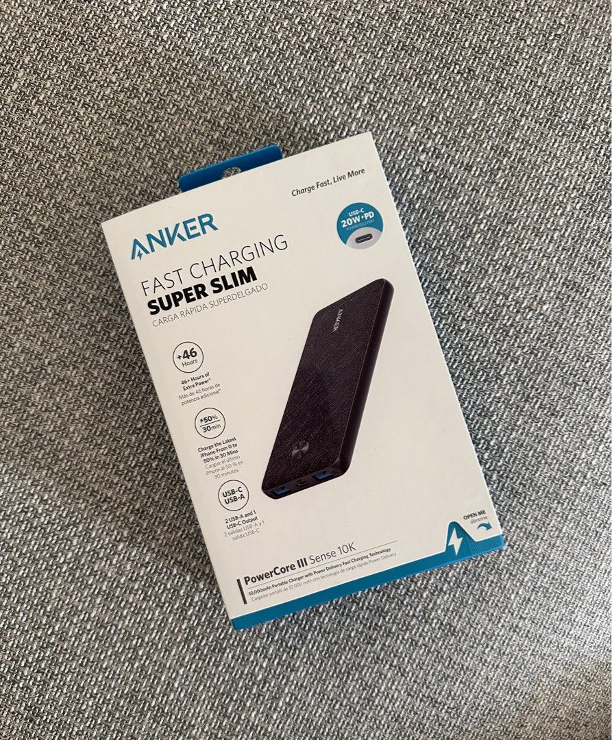 Anker Powercore III Sense 10k, Mobile Phones & Gadgets, Mobile & Gadget