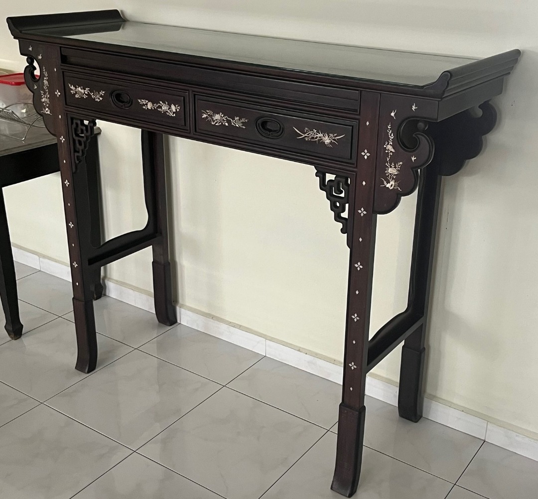 Antique Console-Altar Table, Furniture & Home Living, Furniture, Tables ...