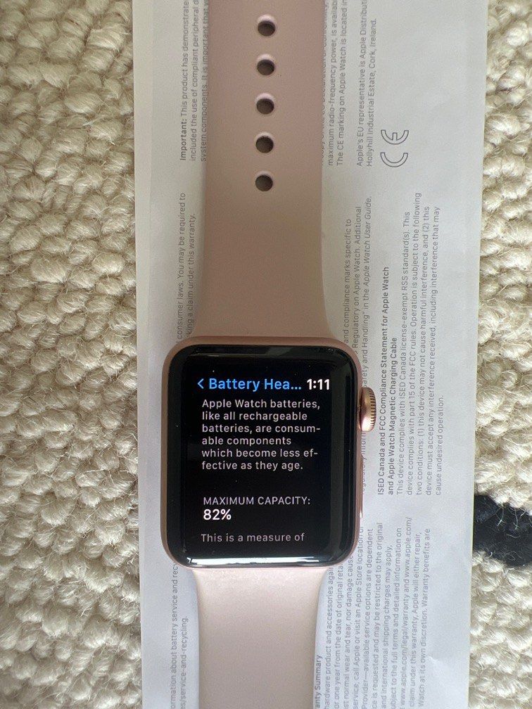Apple Watch Series 3 38mm Mobile Phones Gadgets Wearables