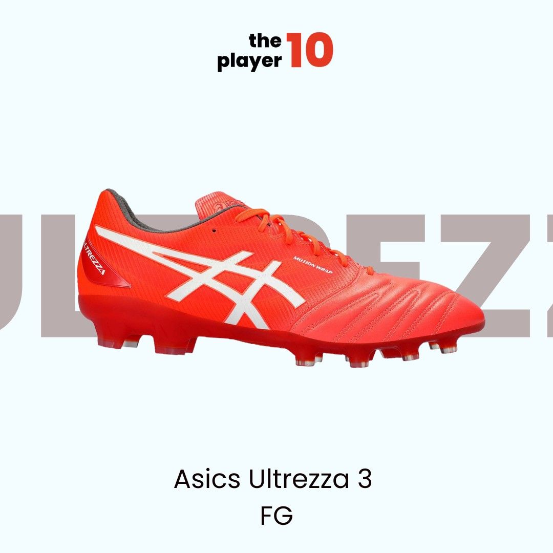 Red asics clearance football boots
