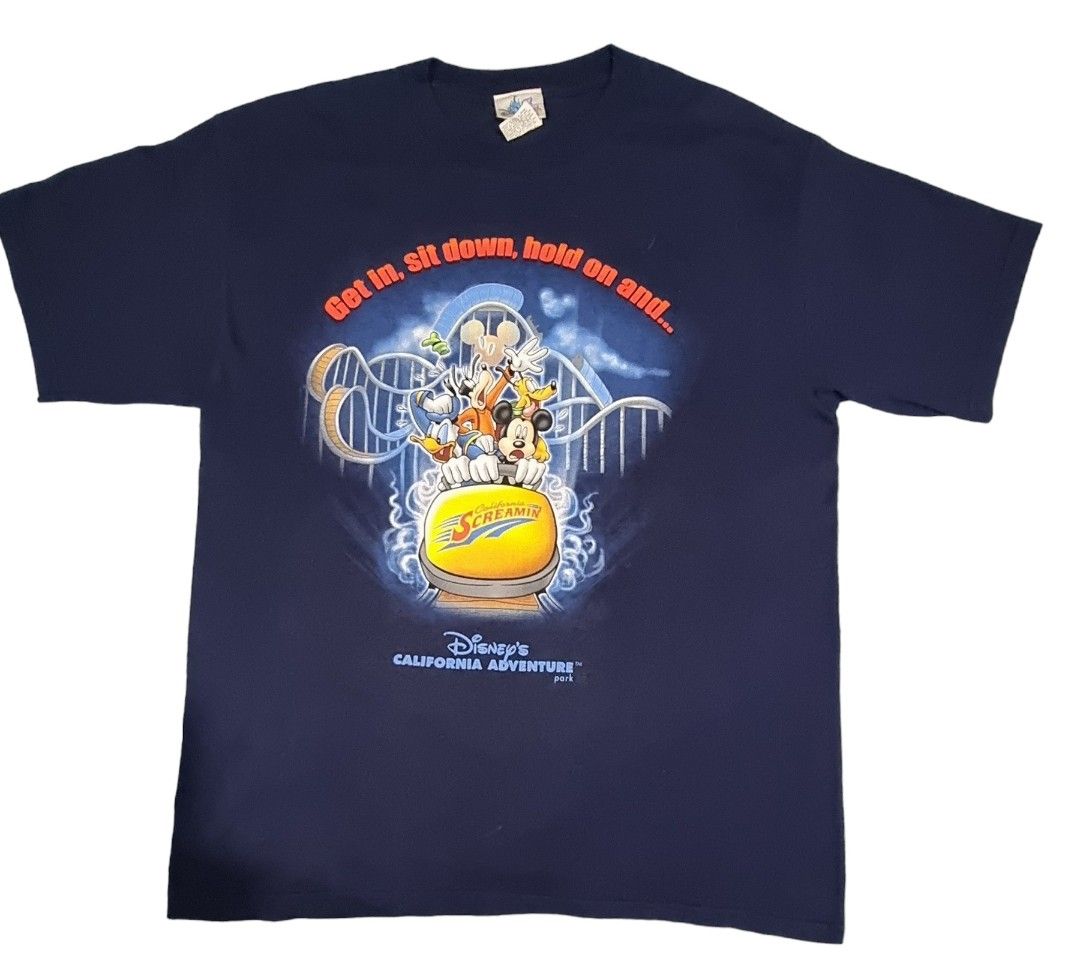 Auth Disney California Adventure Official Merch Large T Shirt on Carousell