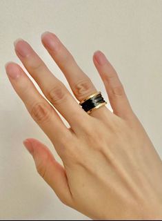 Louis Vuitton Lock Me Blush Pink Resin Gold Tone Ring Size 54