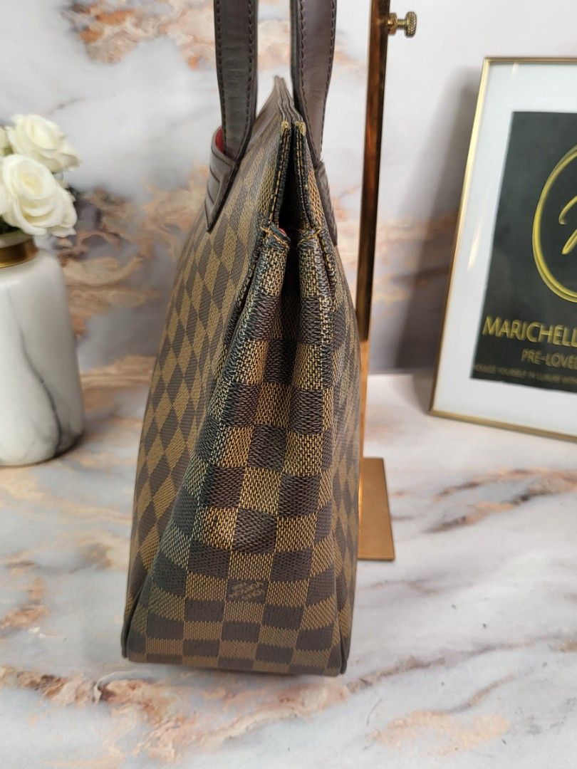 Pre-Owned Louis Vuitton Parioli GM Damier Ebene Brown 