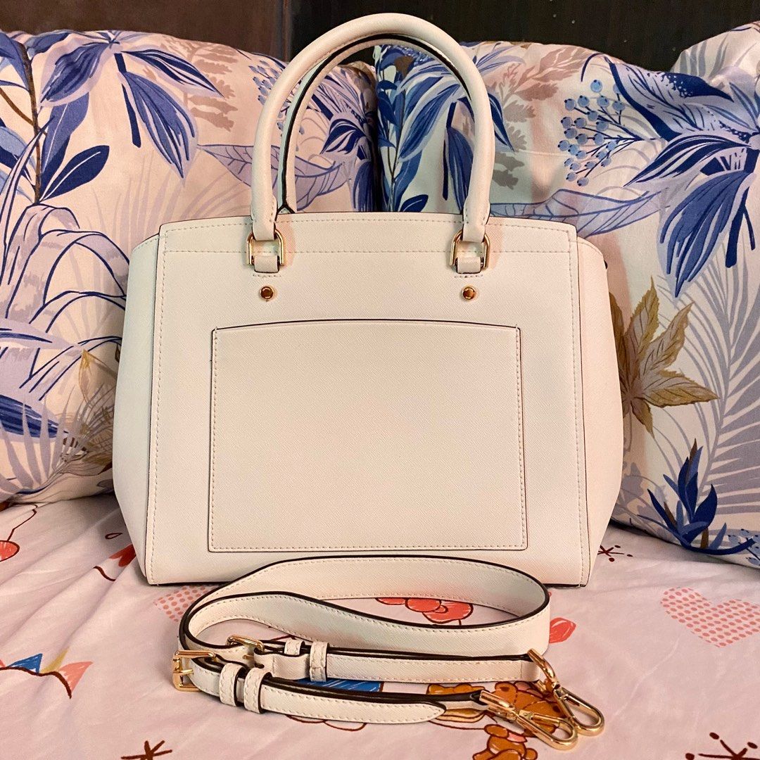 AUTHENTIC MICHAEL KORS PARK MEDIUM SAFFIANO LEATHER SATCHEL BAG