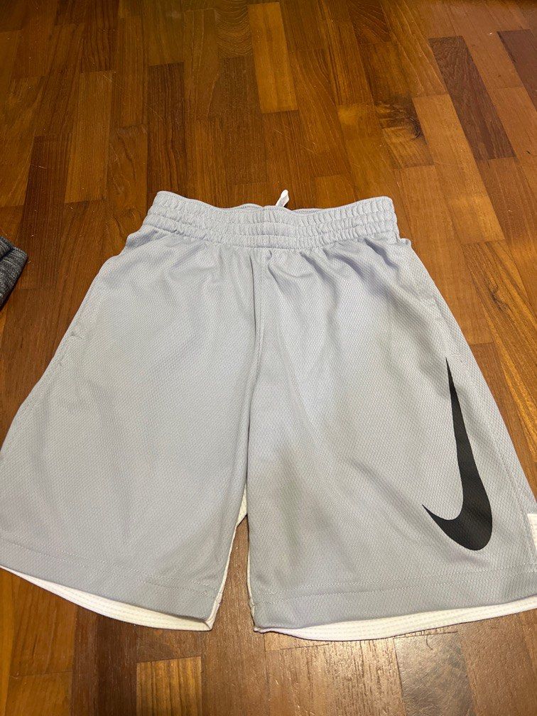 white nike shorts kids