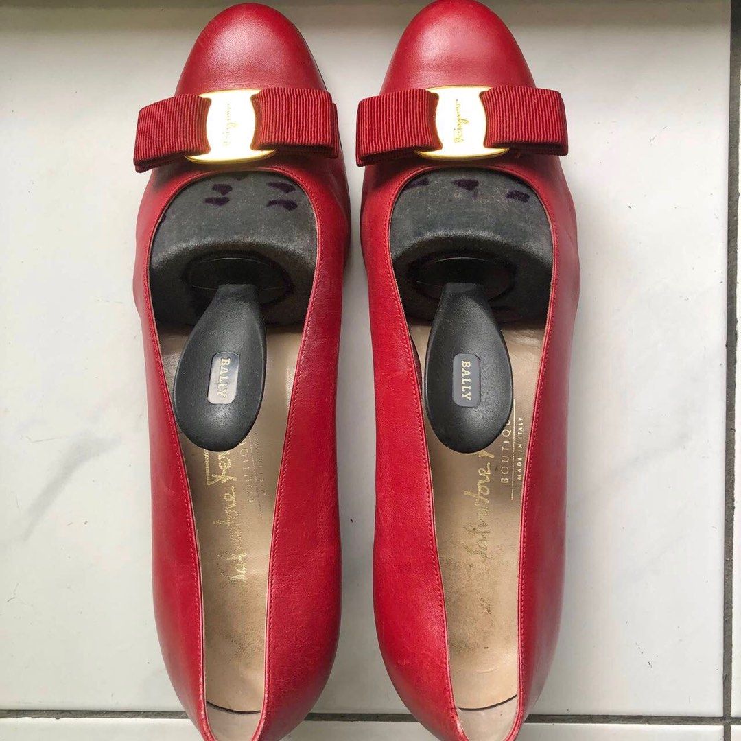 Salvatore ferragamo 2024 shoes red