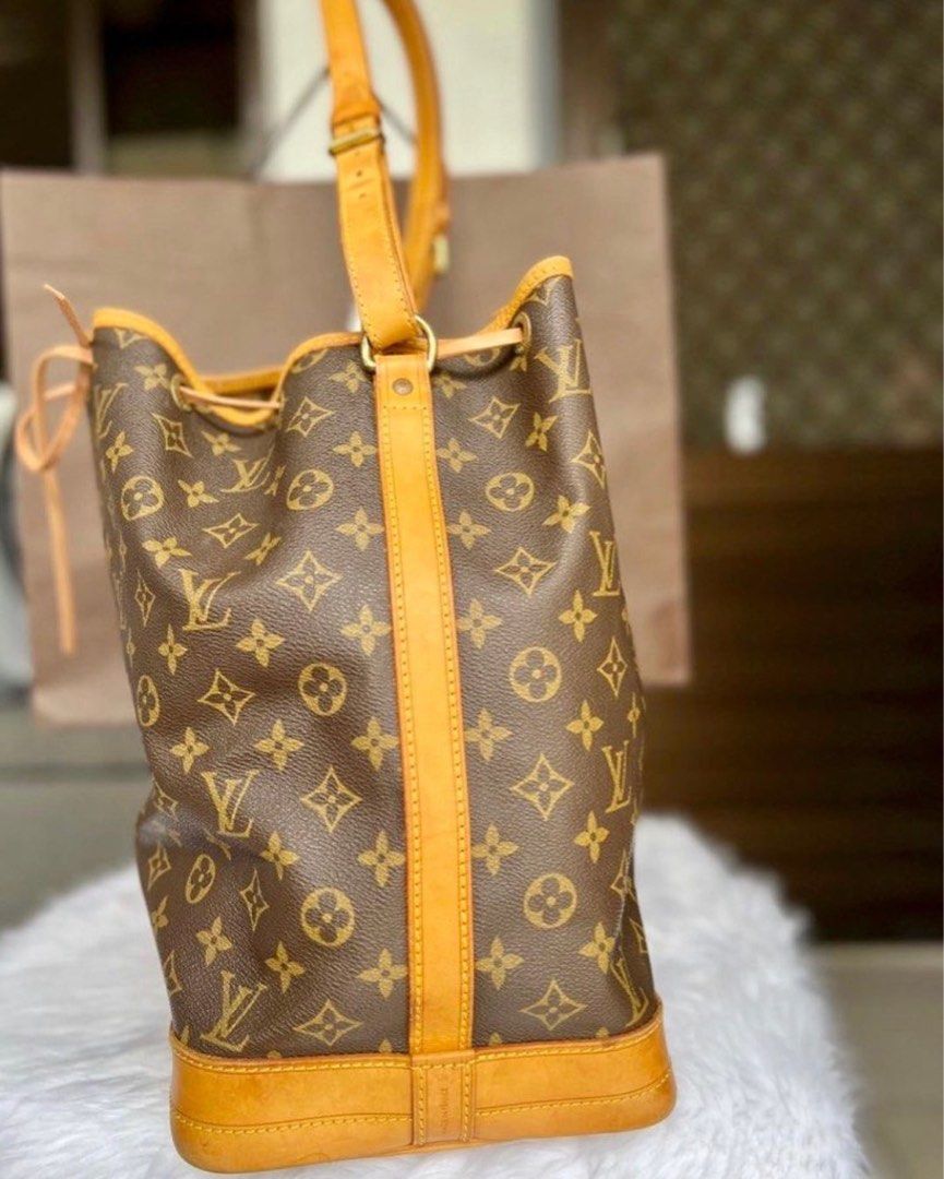 Authentic vintage LV noe monogram in size GM., Luxury, Bags & Wallets on  Carousell