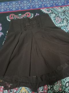Axes femme dark brown lace fairy skort