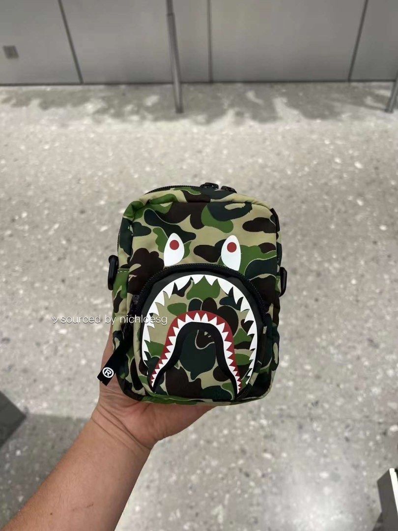 BAPE ABC CAMO SHARK MINI BAG, Women's Fashion, Bags & Wallets ...