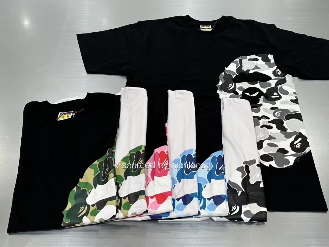 ABC CAMO BIG APE HEAD TEE M