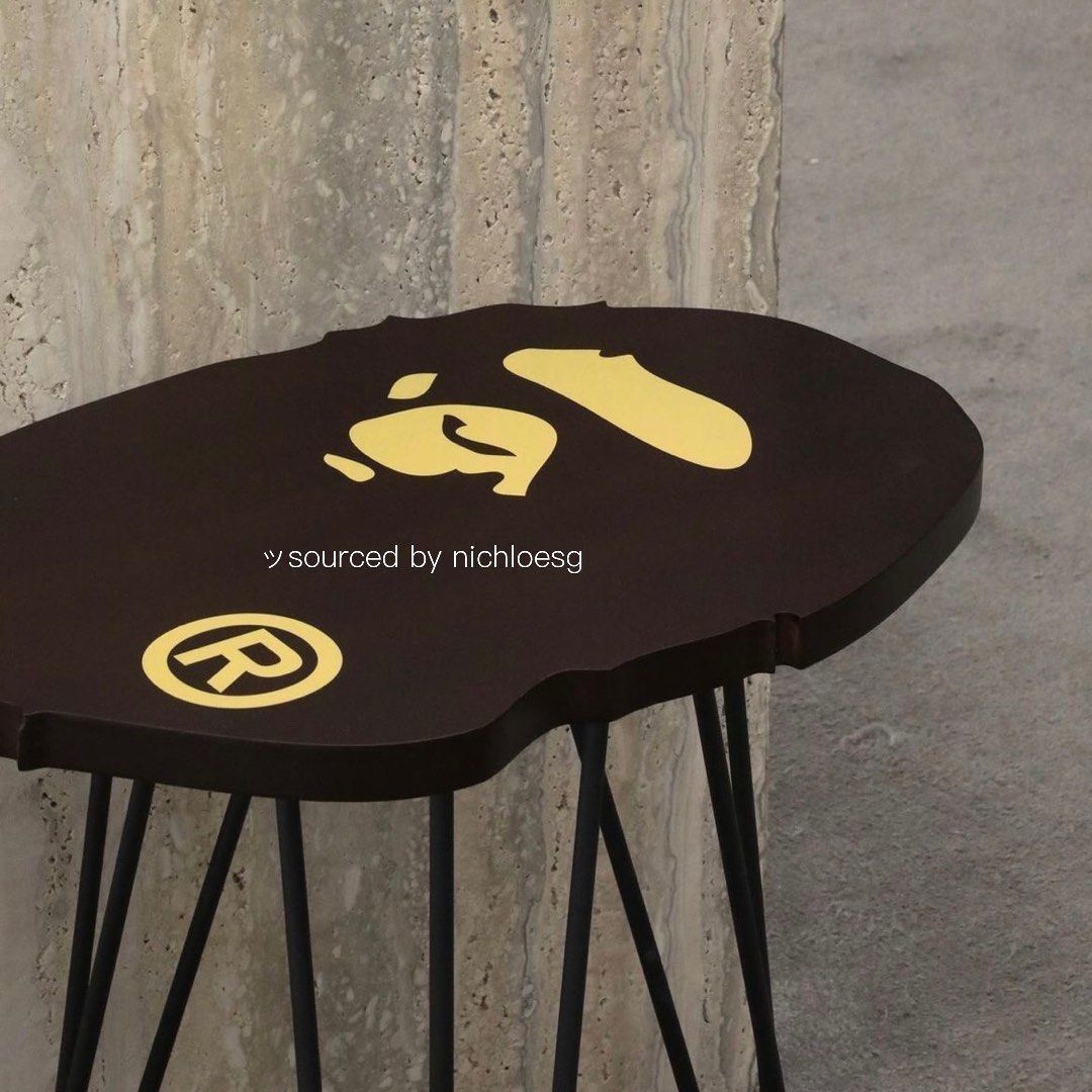 BAPE APE HEAD SIDE TABLE, Furniture  Home Living, Furniture, Tables  Sets  on Carousell