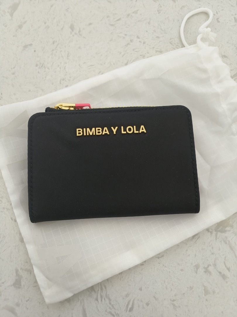 Bimba Y Lola Black Nylon Rectangular Purse, Women's Fashion, Bags
