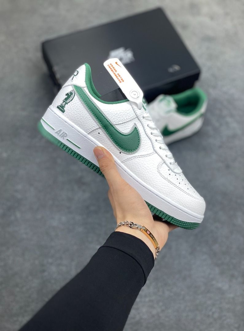 Air force 1 white embroidery sales
