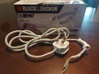CORD for Black & Decker Flat Iron with free Adaptor for local socket