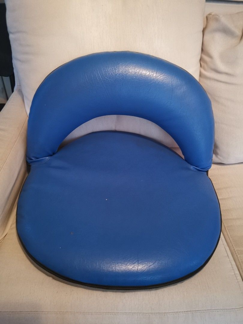 Blue low chair for floor, Furniture & Home Living, Furniture, Chairs on