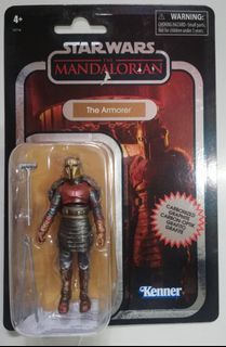 BNIB Star Wars Armorer in The Mandalorian Carbonized Gold Helmet TVC The Vintage Collection 3.75" Inch 3 3/4 Starwars SW Figure Hasbro TRU