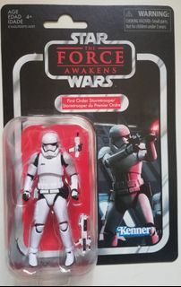 BNIB Stars Wars First Order FO Stormtrooper VC118 Vintage CollectionTFA The Force Awakens  3.75" 3 3/4 inch figure Starwars SW Hasbro Storm  Trooper TRU