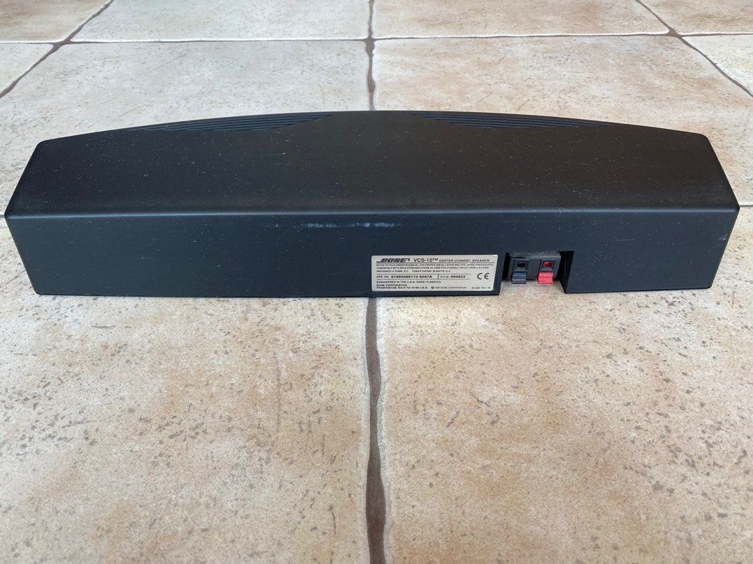 BOSE VCS10 Center Channel Speaker, 音響器材, Soundbar、揚聲器、藍牙喇叭、耳擴 Carousell