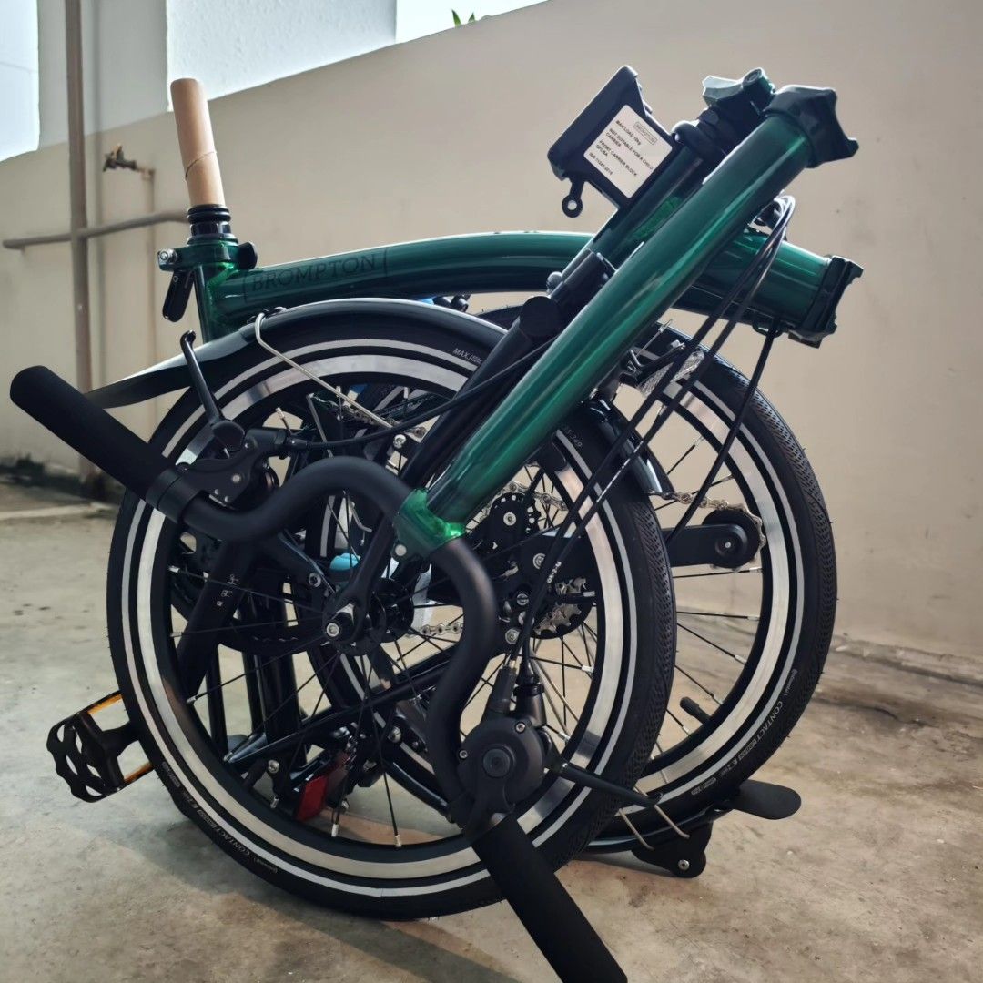 Brompton P Line Emerald Green, Sports Equipment, Bicycles & Parts