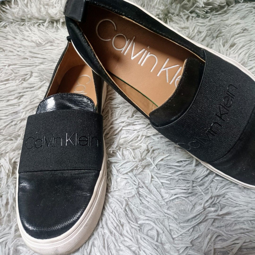 Calvin Klein Rebecca Womens Satin Black Slip On Women s Fashion